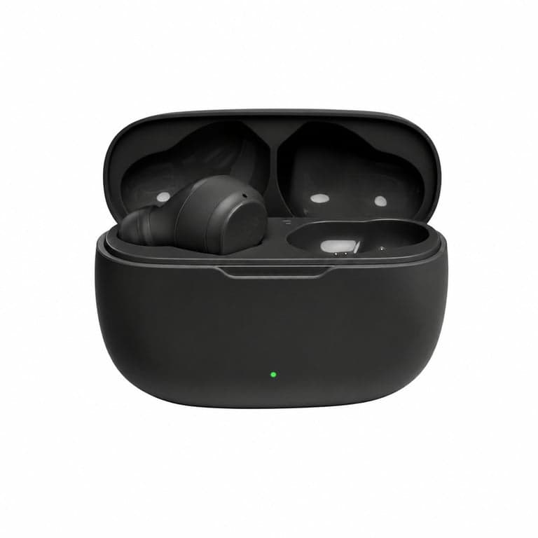 JBL Wave 200TWS True Wireless Bluetooth Fülhallgató — Az egyik fülpárna szett egyik darabja hiányzik (állapot: lásd a 2. képet)