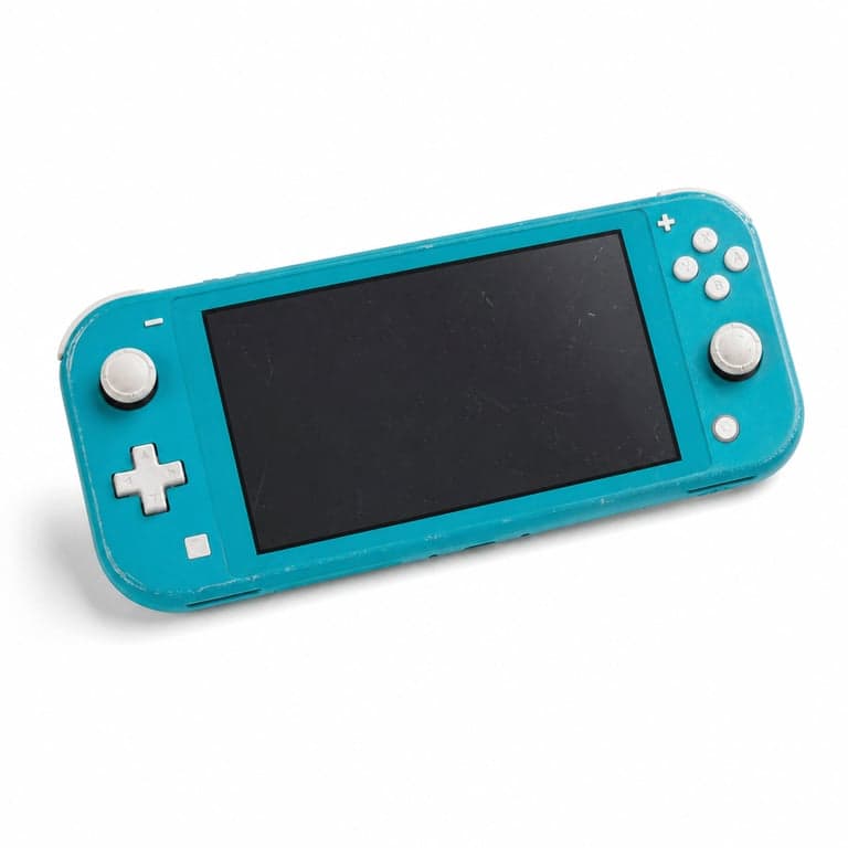 Nintendo Switch Lite türkiz hordozható játékkonzol - Látható — A termék használatból eredő karcok kopás látható (állapot: lásd a 2. képet)