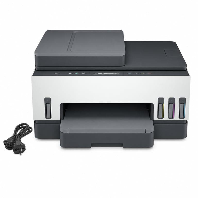HP Smart Tank 7305 Multifunkciós Tintasugaras Nyomtató, Scanner, Másoló, ADF, Wi-Fi, LAN — láthatóan használt (állapot: lásd a 2. képet)