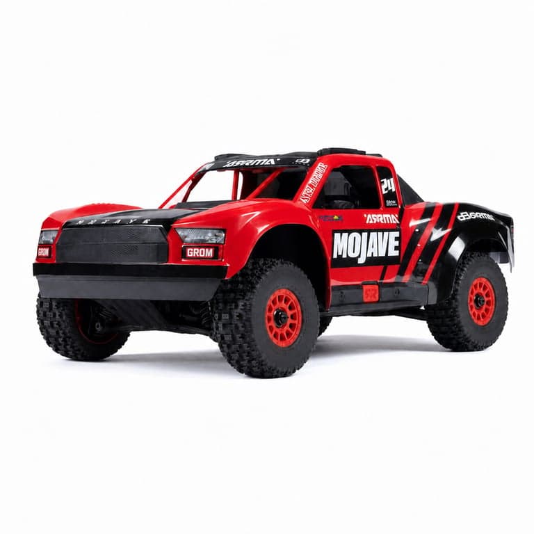 ARRMA Mojave Grom ARA2104T1 távirányítós autó 1/18 méretarány, bürstenmotor 30+ km/h — Akkumulátor nélkül eladó (állapot: lásd a 2. képet)