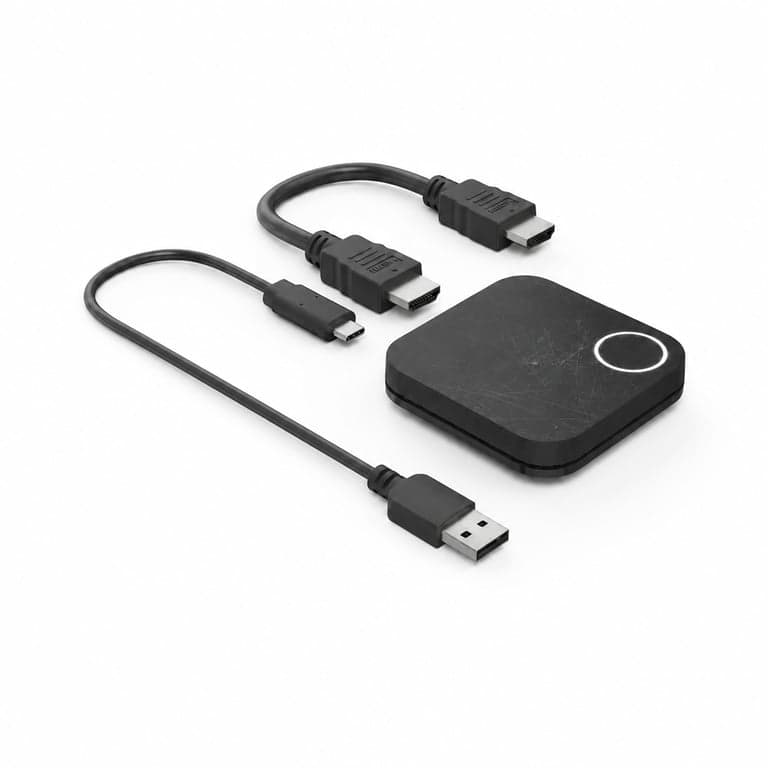 Hama Wireless Display Adapter HDMI vezeték nélküli képernyőtükröző, Full HD 1080p, 2,4/5 — Karcok a felso reszen (állapot: lásd a 2. képet)