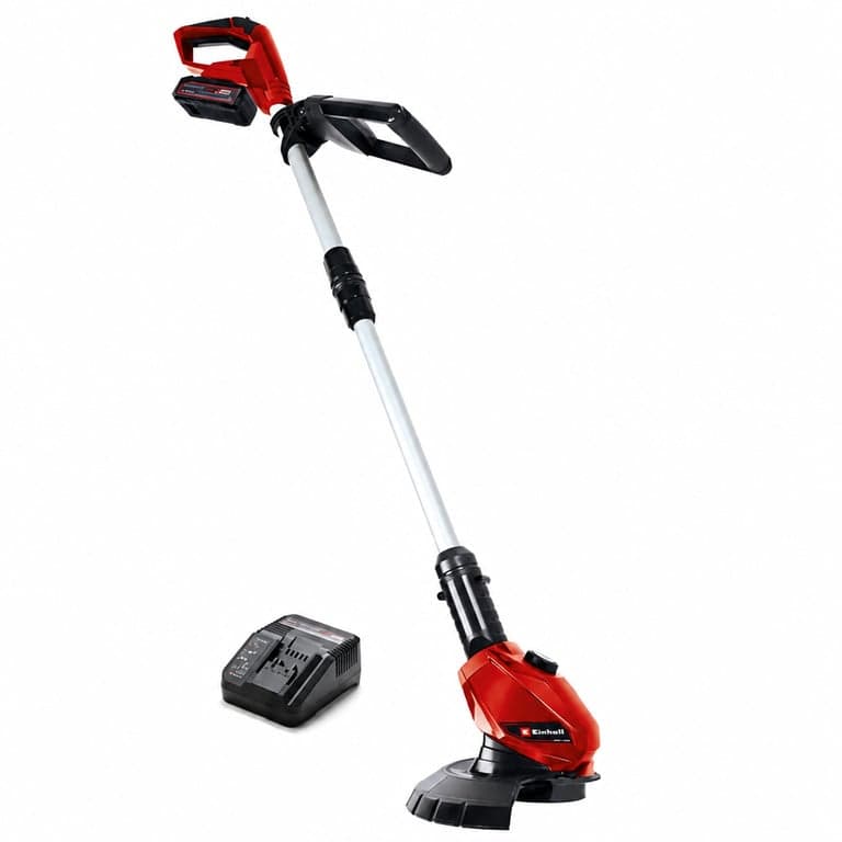 Einhell GE-CT 18 Li akkus fűszegélyvágó 18V 2,5 Ah akkumulátorral - Hiányos — hiányzik 19 db műanyag penge (állapot: lásd a 2. képet)
