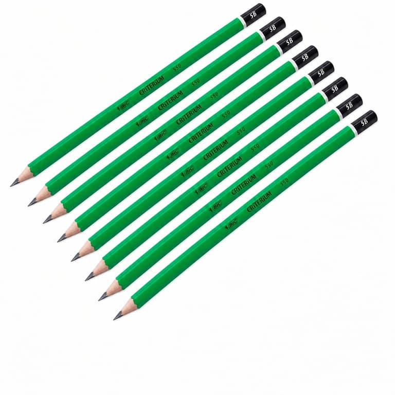 BIC Criterium 550 Grafitceruza 5B - 11 db-os Készlet, Rajzceruza Szett (Részleges Csomag)