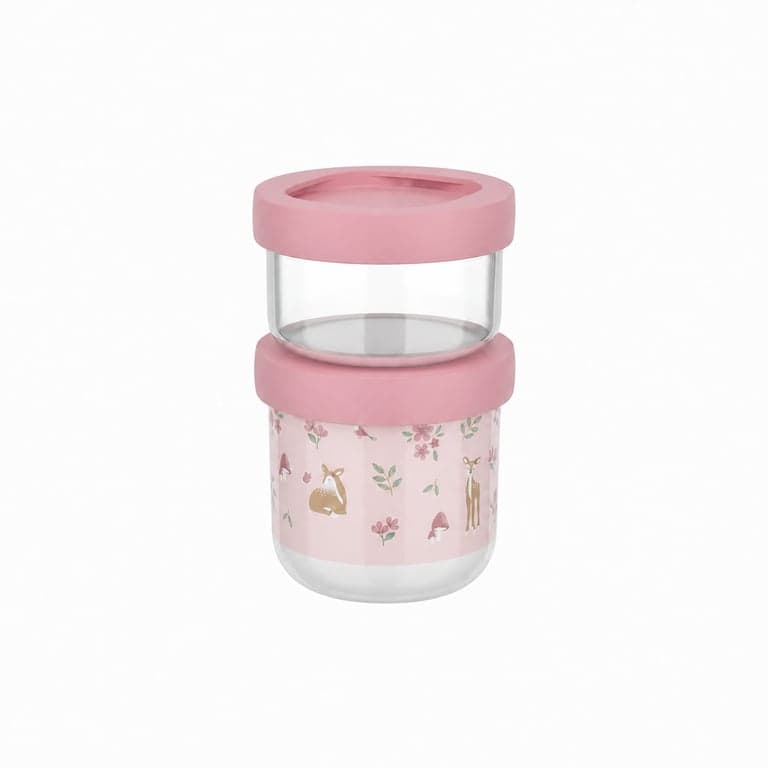 Mepal Mio Little Dutch Fairy Garden egymásba rakható snack doboz szett – 175 ml + 275 ml – mikrohullámú sütő és fagyasztóálló – 2 részes — 2 db-os szett