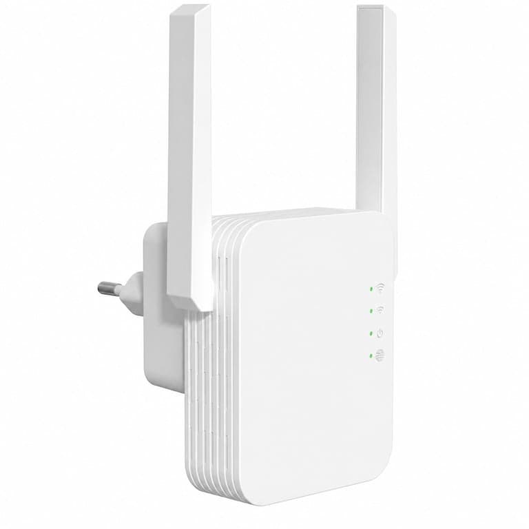STRONG WiFi jelerősítő N300 Mbit/s, konnektoros WLAN repeater, WPS, LAN port, hozzáférési pont — hálozatikábel (állapot: lásd a 2. képet)