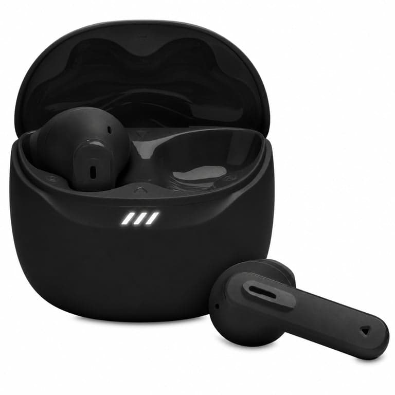 JBL Tune Flex 2 zajszűrős Bluetooth fülhallgató, 48 órás lejátszás, IP54 - fekete — fülpárnák nélkül (állapot: lásd a 2. képet)