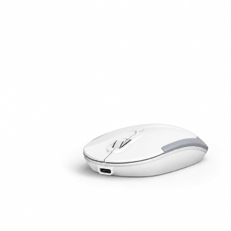 iClever GK08 Vezeték Nélküli Billentyűzet-Egér Szett - Ezüst, Újratölthető, QWERTZ, 2.4 GHz, Numerikus Billentyűzettel, PC/Laptop/Mac Kompat — 1 db-os szett
