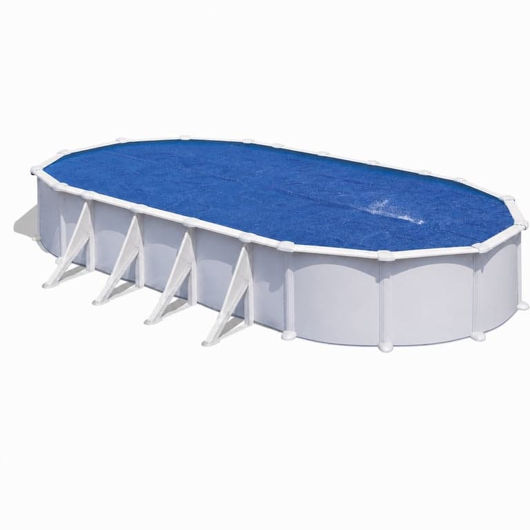 Gre CPROV510 Nyári Buborékos Medencetakaró Ovális Medencéhez 500x350 cm — Egy kis részén kopás nyomai látható (állapot: lásd a 2. képet)
