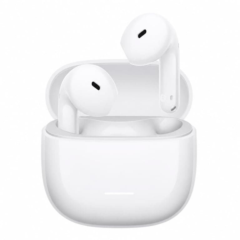 Xiaomi Redmi Buds 8 Active TWS Bluetooth Fülhallgató, Fehér, Félig In-Ear, 37 Óra — töltőkábel nélkül (állapot: lásd a 2. képet)