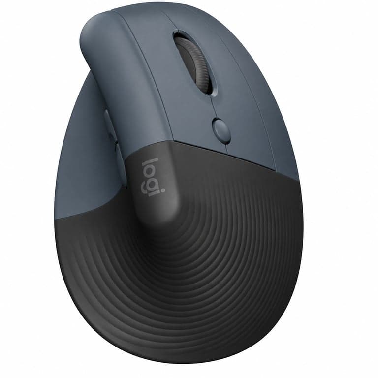 Logitech Lift függőleges ergonomikus egér, vezeték nélküli, jobbkezes - grafitszürke — elem nélkül (állapot: lásd a 2. képet)