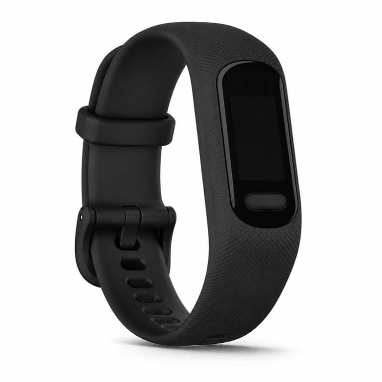 Garmin Vívosmart 5 okoskarkötő fekete Large méret OLED pulzusmérő — hibás, alkatrésznek: Töltést felveszi utána (állapot: lásd a 2. képet)