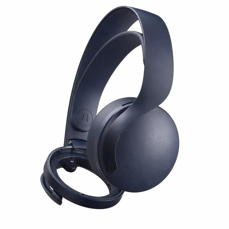 PlayStation PULSE 3D vezeték nélküli gaming headset Midnight Black színben - PS5 kompatibilis, használt, hiányos (fülpárnák nélkül)