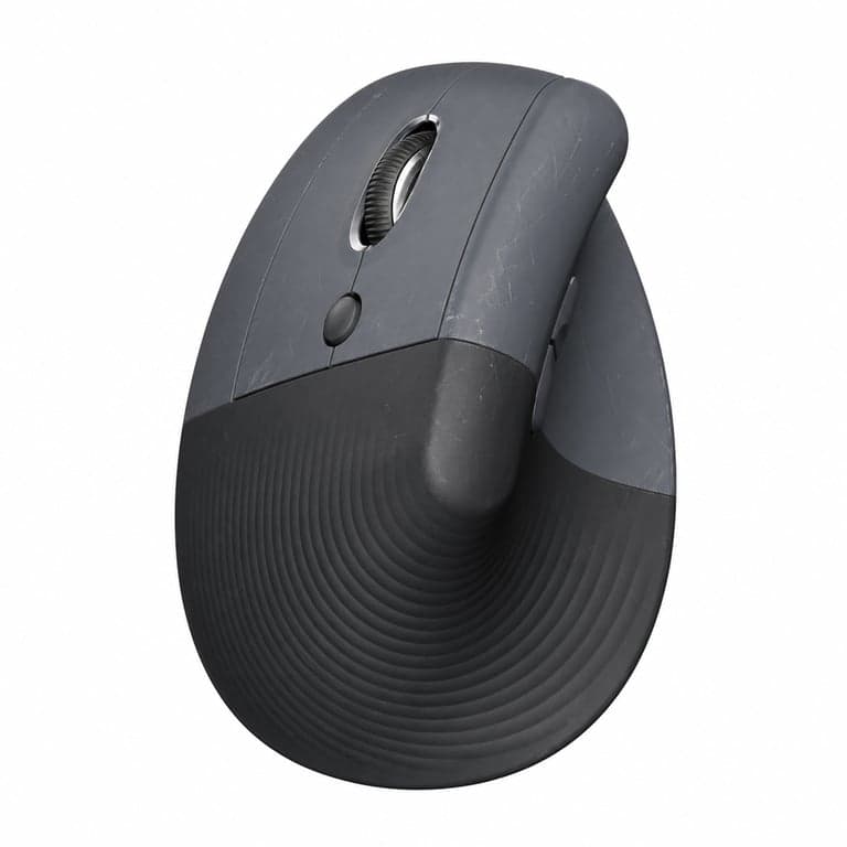 Logitech Lift Left Vertikális Ergonomikus Egér, Bal Kezes, Vezeték Nélküli, Bluetooth és Logi Bolt, Szürke (állapot: lásd a 2. képet)