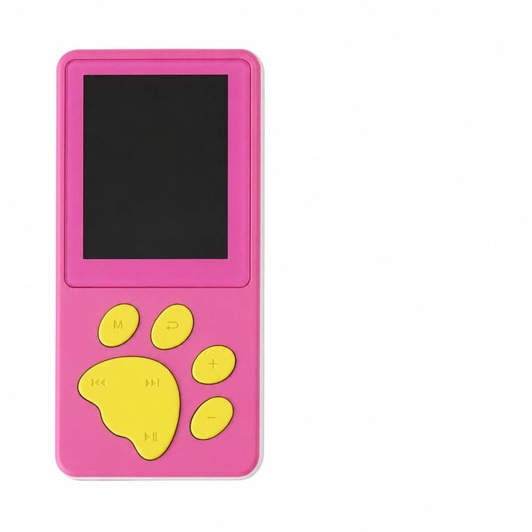 Lenco Xemio-560 MP4 lejátszó 8 GB memória LCD kijelző rózsaszín - fülhallgató és USB-kábel nélkül, újszerű (állapot: lásd a 2. képet)