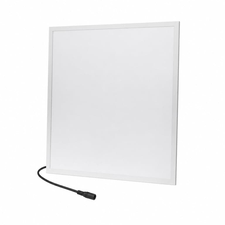 LEOFLA LED Panel Lámpa 48W Beépíthető Mennyezeti Világítás 60x60 cm Meleg Fehér Fény Négyzetes — táp kábel (állapot: lásd a 2. képet)