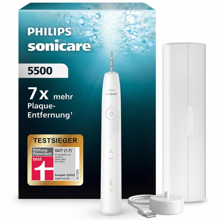 Philips Sonicare 5500 HX7110/02 Elektromos Szónikus Fogkefe, 2 Tisztítási Mód — fogkefefej nélkül (állapot: lásd a 2. képet)