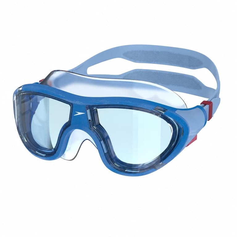 Speedo Biofuse gyermek úszómaszk búvárszemüveg kék színben, szivárgásmentes, ergonomikus kialakítás, enyhén (állapot: lásd a 2. képet)