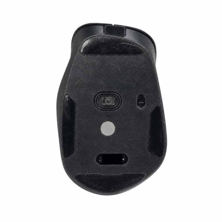 Trust Fyda újratölthető vezeték nélküli egér, 6 gombos, USB vevőegységgel, fekete - felújított — Karcos az alja (állapot: lásd a 2. képet)