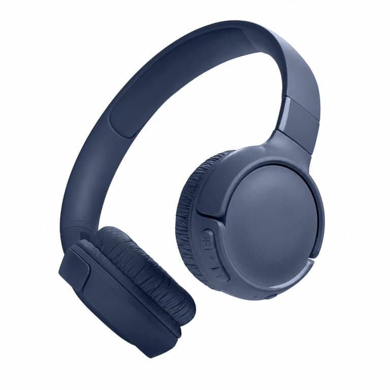 JBL Tune 520BT Bluetooth vezeték nélküli fejhallgató, kék — hibás — hibás, alkatrésznek: nem tölt, nem működik (állapot: lásd a 2. képet)