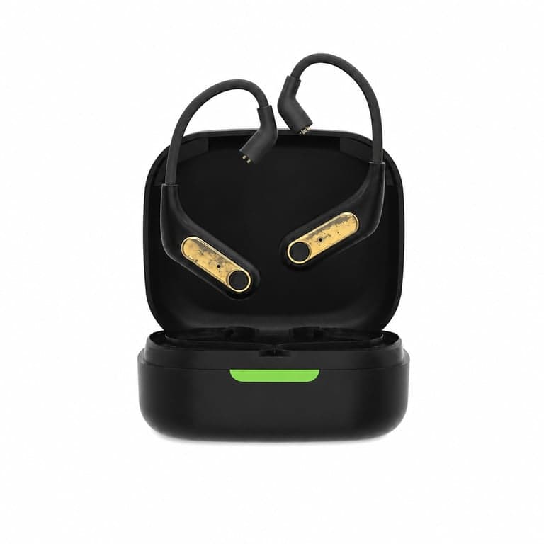 KZ AZ15 Wireless Receiver vezeték nélküli vevőegység fülhallgatóhoz, fekete — arany felületen kopás látható (állapot: lásd a 2. képet)