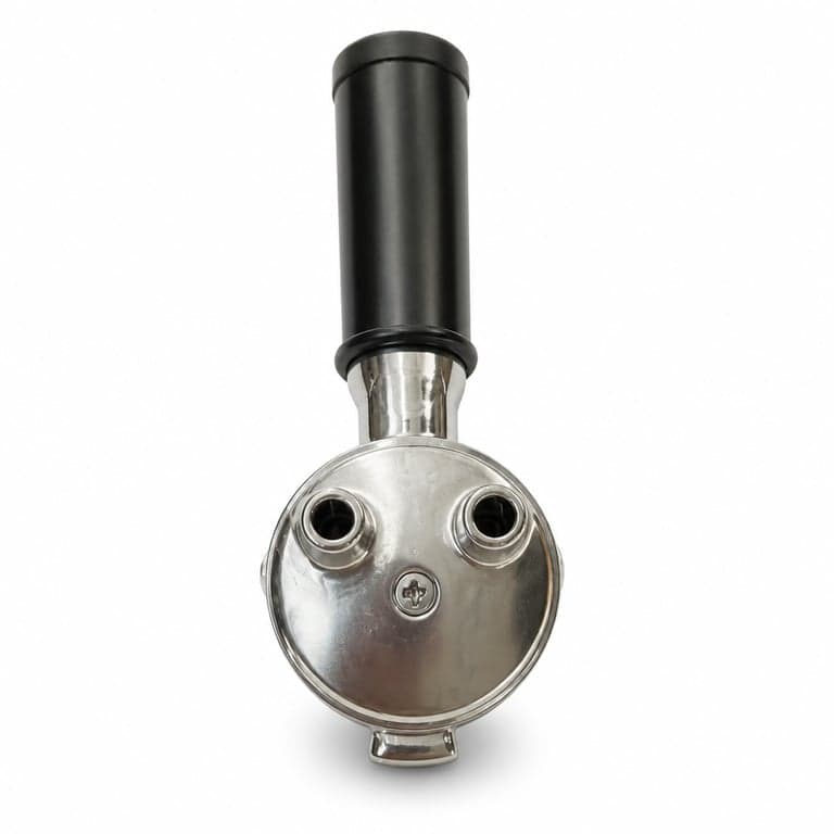 De'Longhi Dedica Style EC685.M portafilter szűrőkar – espressógéphez, ezüst fém kivitel, 15 cm széles géphez