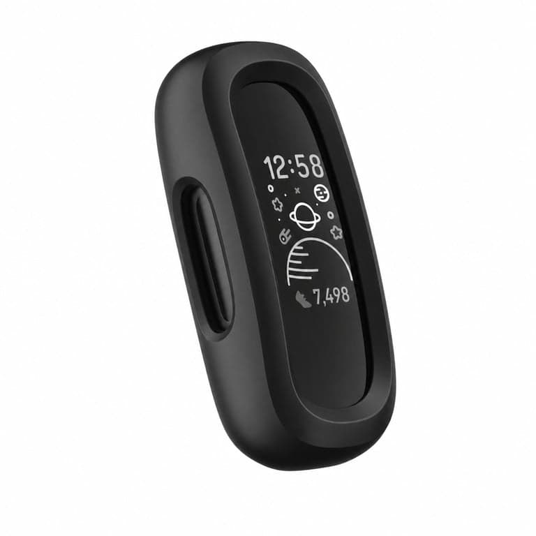 Fitbit Ace 3 Gyerek Aktivitásmérő Okosóra Fekete/Piros - Animált Számlapok, 8 Napos — szíj és töltő nélkül (állapot: lásd a 2. képet)