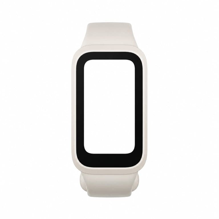Xiaomi Smart Band 9 Active okoskarkötő fehér, 1,47" TFT kijelző, 5ATM — hibás, részben működik: hibás kijelző (állapot: lásd a 2. képet)