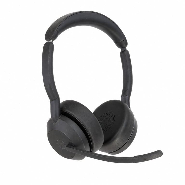 Jabra Evolve2 55 Bluetooth Sztereó Headset Mikrofonnal, ANC, MS Teams, Fekete – Használt, Hiányos — Doboza (állapot: lásd a 2. képet)