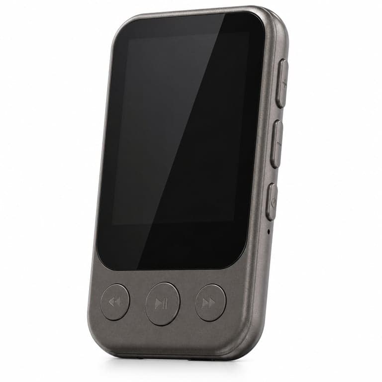 ODEJOI MP3 Lejátszó 64 GB Bluetooth 5.3 Csipesszel Érintőképernyővel Beépített — hiányos tartozékkészlet (állapot: lásd a 2. képet)