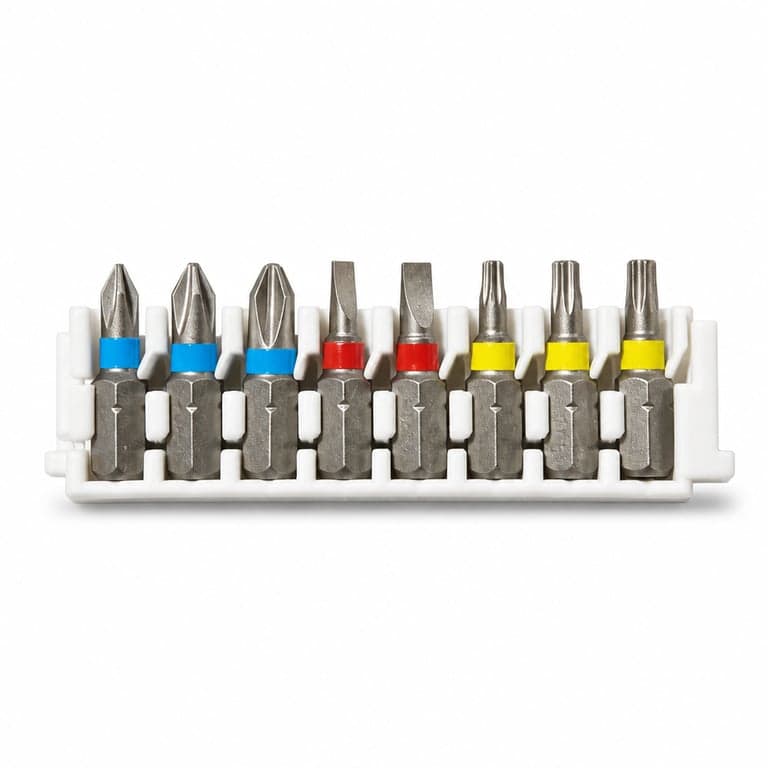 Bosch GO 3 Akkus Csavarhúzó — 8 részes bitkészlet (alkatrész)