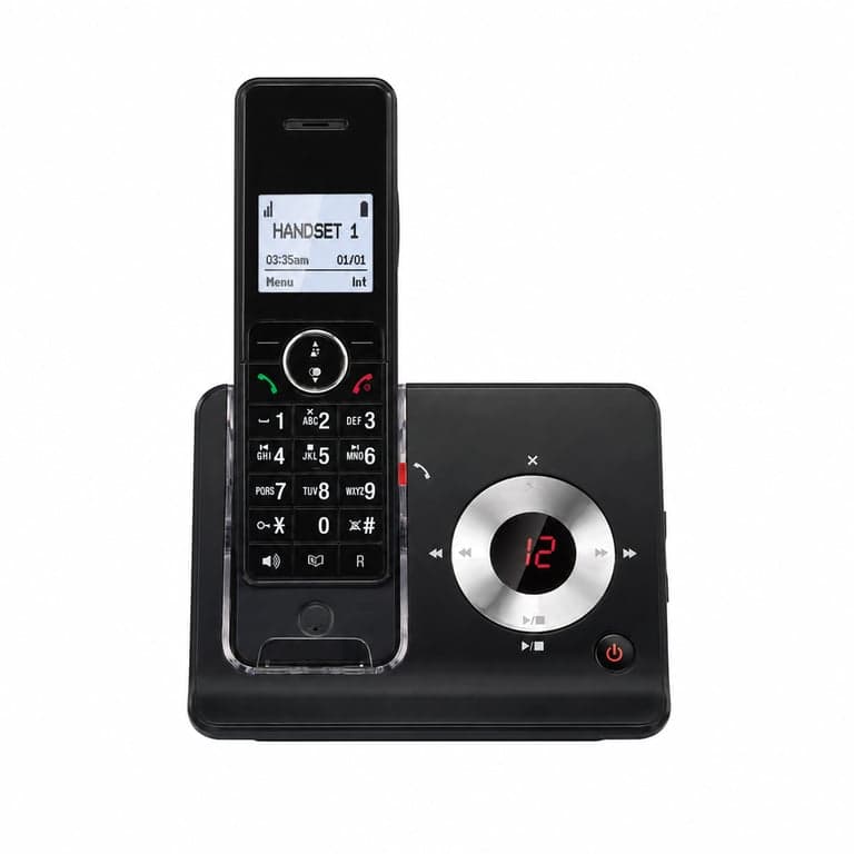 VTech MS3050 DECT Vezeték Nélküli Telefon Üzenetrögzítővel, Kihangosítóval, Hívószám-zárral — Aksi hiányzik (állapot: lásd a 2. képet)