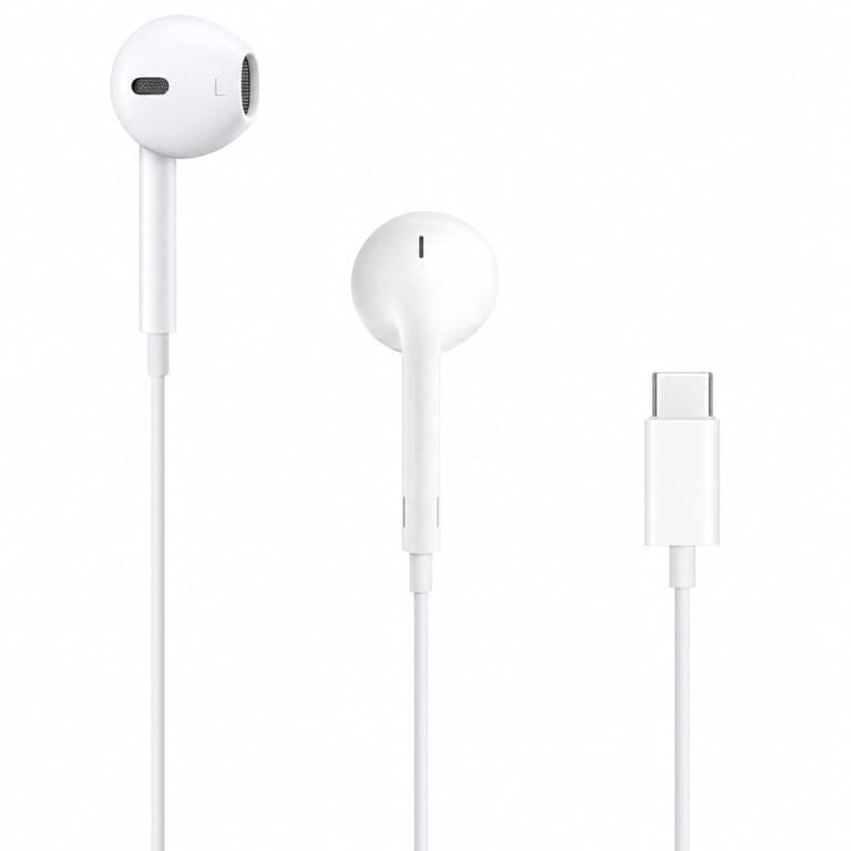 Apple EarPods USB-C fülhallgató – hibás, részben működő — hibás, részben működik: jobb oldali fülhallgató néma (állapot: lásd a 2. képet)