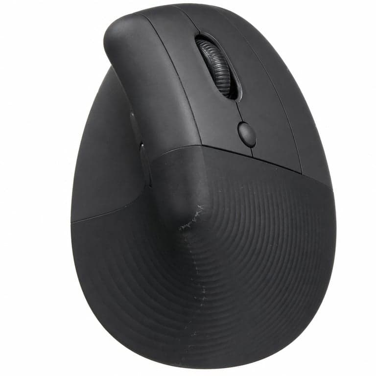 Logitech Lift Vertical ergonomikus vezeték nélküli egér — Használati nyomok vannak rajta kissebb kopás (állapot: lásd a 2. képet)