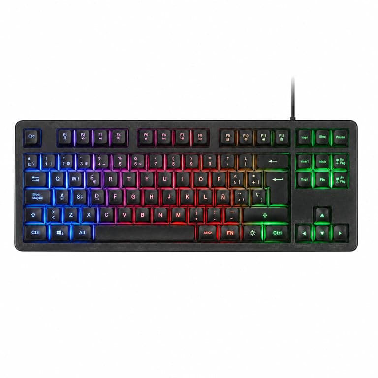 Mars Gaming MK023 TKL Gaming Billentyűzet, H-Mech Hibrid — A terméken enyhe használat nyomai látszanak (állapot: lásd a 2. képet)