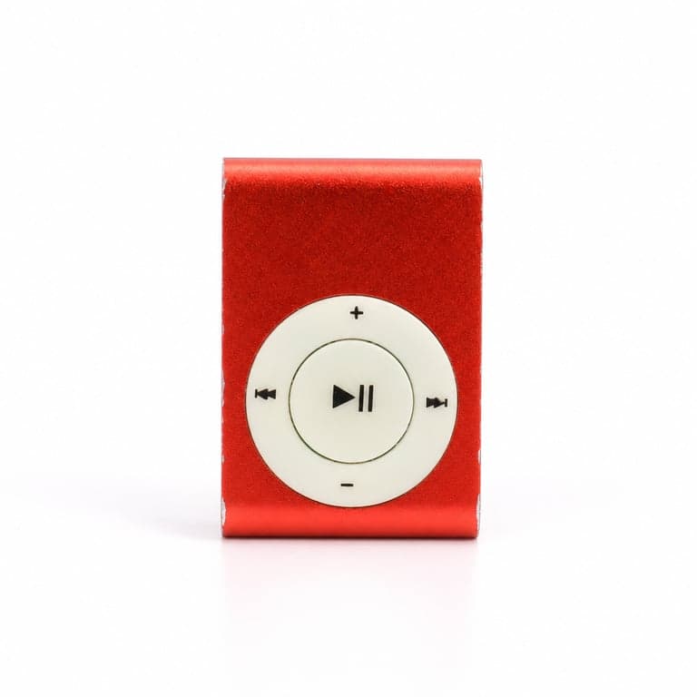 Ghzste Mini MP3 Lejátszó Hordozható Digitális Médialejátszó USB 2.0 3,5 mm Csipeszes — töltőkábel nélkül (állapot: lásd a 2. képet)