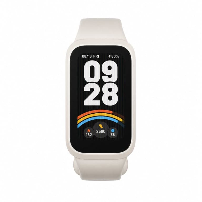 Xiaomi Smart Band 9 Active okoskarkötő, 1,47" TFT kijelző, 18 napos üzemidő — töltőkábel nélkül, csíkos kijelző (állapot: lásd a 2. képet)