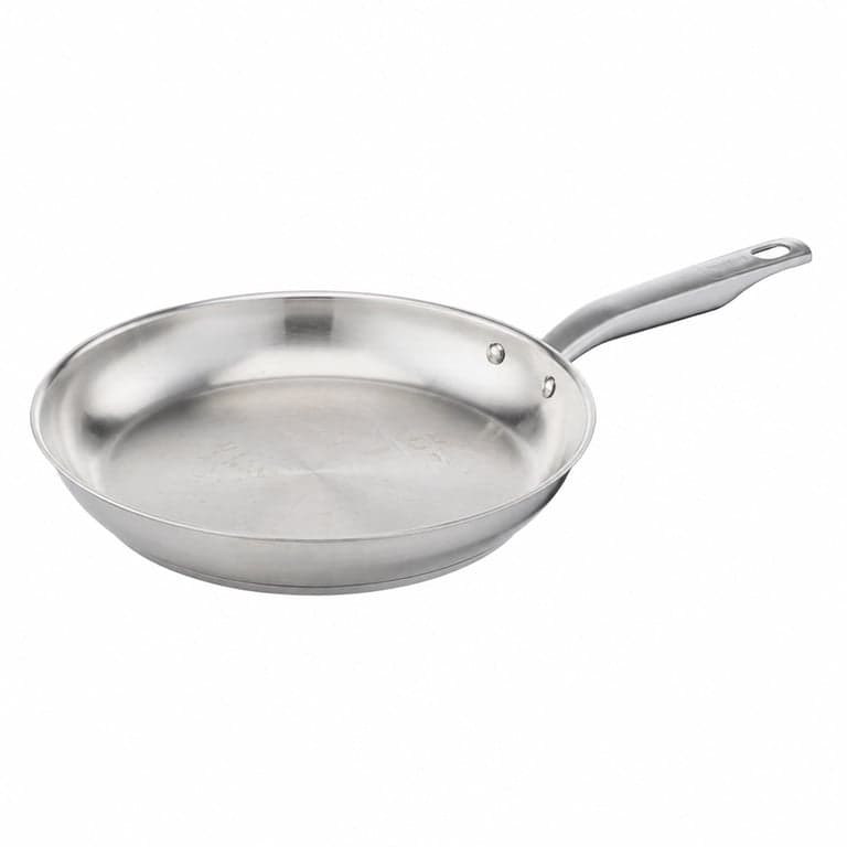 Tefal Virtuoso E49206 rozsdamentes acél serpenyő 28 cm, indukciós, bevonatos — Foltok használatból eredődően (állapot: lásd a 2. képet)