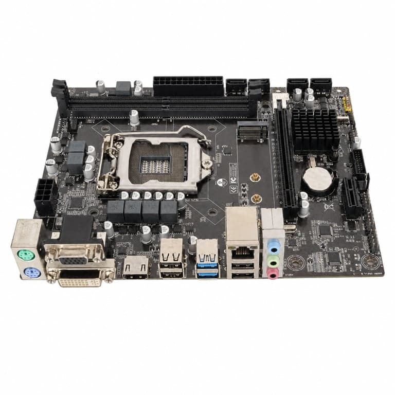 H310 LGA 1151 Micro ATX Gaming Alaplap – 8. és 9. Gen — hibás, részben működik: görbült processzorfoglalat-lábak (állapot: lásd a 2. képet)