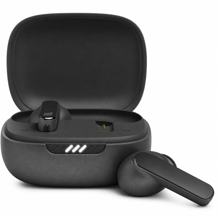 JBL Live Pro 2 TWS True Wireless fülhallgató — hibás, részben működik: A jobb odlali fülles halkabban szól (állapot: lásd a 2. képet)