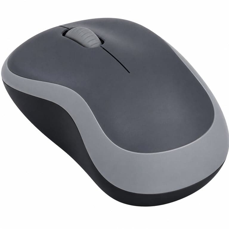 Logitech M185 vezeték nélküli egér, szürke, 1000 DPI, USB — alkatrésznek / bontóra: Hiányos és nem kapcsol be (állapot: lásd a 2. képet)