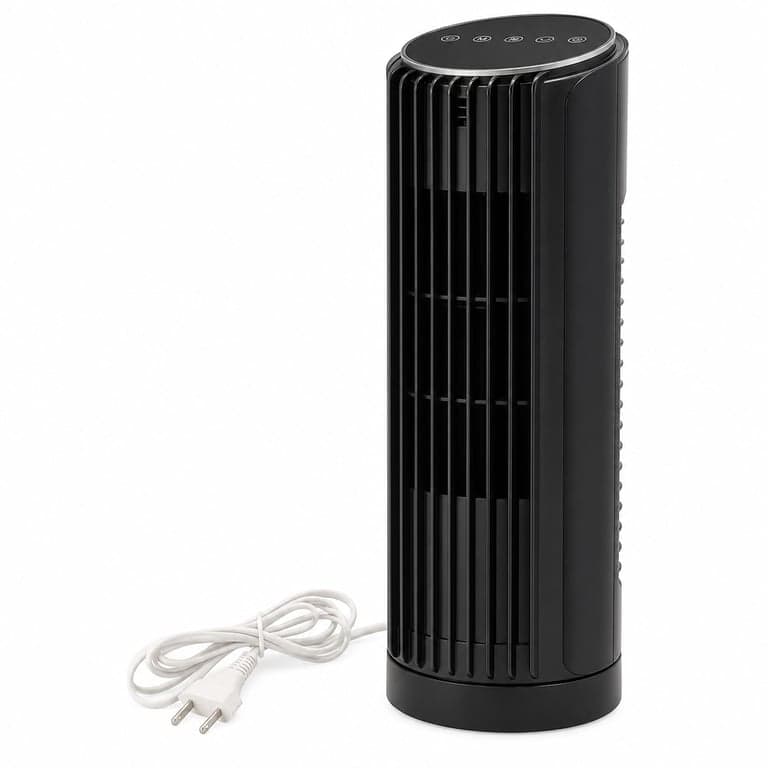 PNTCK Toronyventilátor Távirányítóval, 33 cm, 4 Mód, 4 Sebesség, 70° Forgó, Asztali — Távirányító nélkül (állapot: lásd a 2. képet)