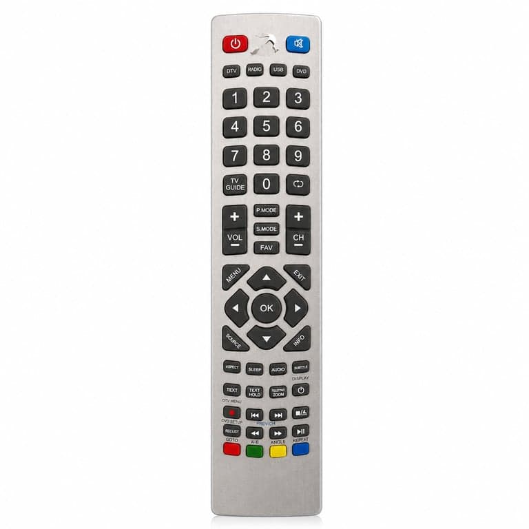 MYHGRC Sharp Aquos TV távirányító csere LC32HG5341K LC40FG5342E — hibás, alkatrésznek: Kis torés látható rajta (állapot: lásd a 2. képet)