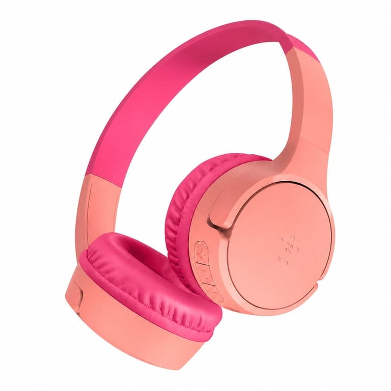 Belkin SoundForm Mini vezeték nélküli gyerek fejhallgató beépített — A matrica csomag hianyzik belole (állapot: lásd a 2. képet)