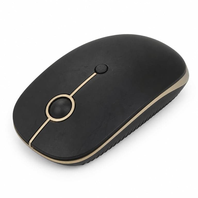Seenda Vezeték nélküli Egér 2.4G 1600 DPI Csendes Kattintással — hibás, részben működik: USB vevő hiányzik (állapot: lásd a 2. képet)