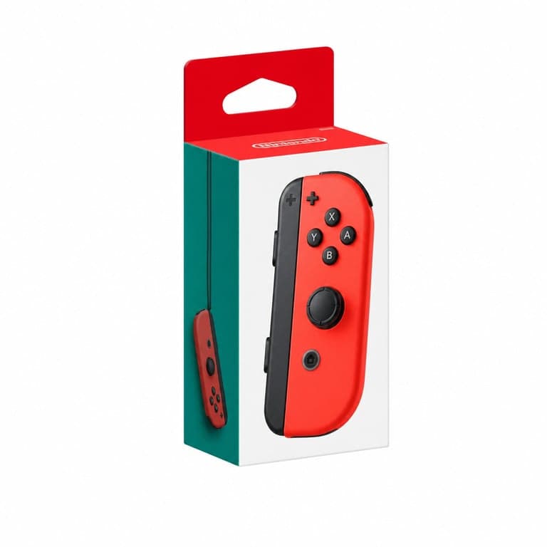 Nintendo Joy-Con (R) kontroller neon piros, Nintendo Switch-hez, jobboldali — A csuklópánt nem tartozék (állapot: lásd a 2. képet)
