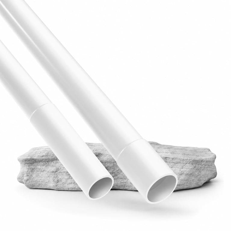 Meisenberg Fúrás Nélküli Teleszkópos Függönyrúd 210-260 cm Fehér Ø 32 mm — A 2 gumi végzáró nem tartozék!!! (állapot: lásd a 2. képet)