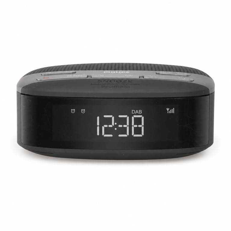 Philips TAR3505/12 DAB+ digitális ébresztőrádió – FM/DAB+ tuner, dupla ébresztő, alvásidőzítő — kicsit karcos (állapot: lásd a 2. képet)