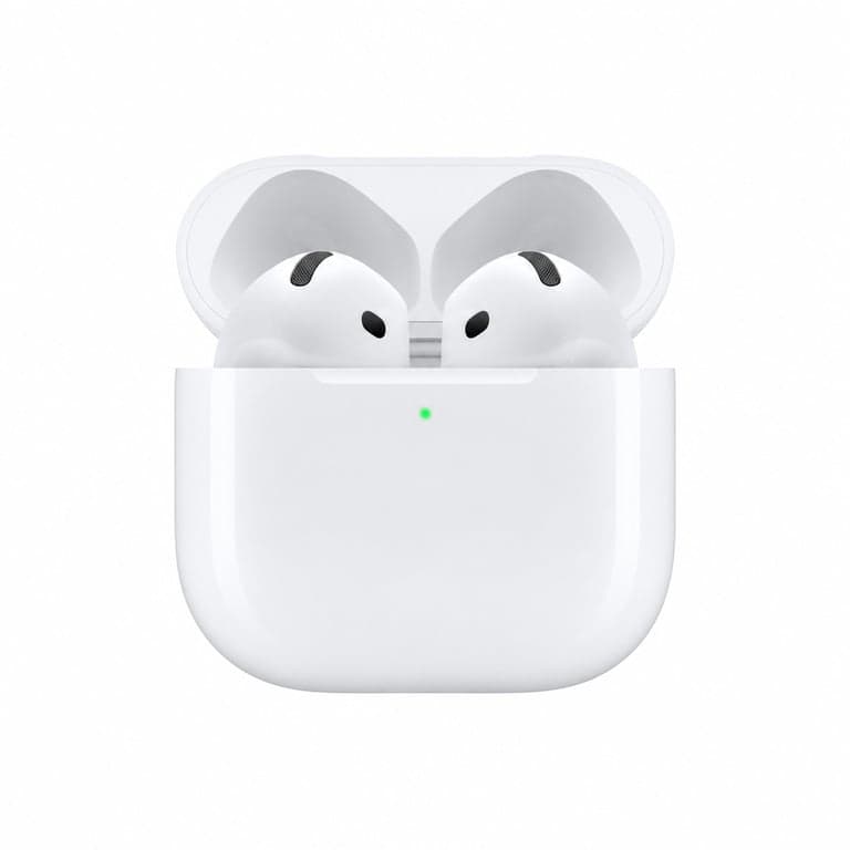 Apple AirPods 4 vezeték nélküli fülhallgató aktív zajszűréssel, adaptív audio, USB-C töltőtok — toltőkábel (állapot: lásd a 2. képet)