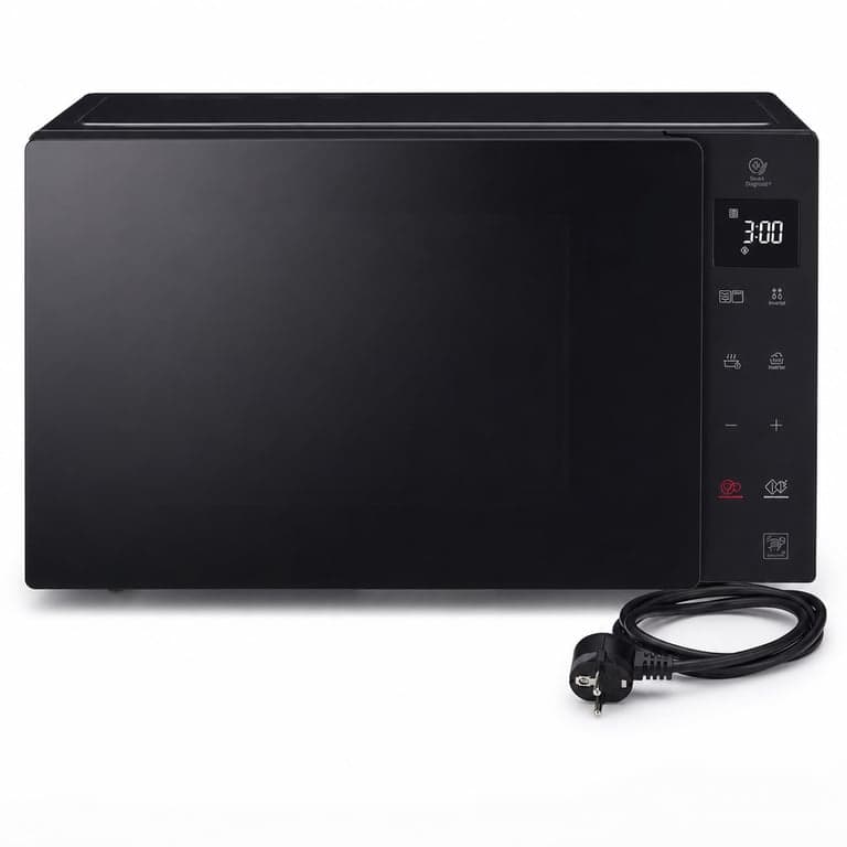LG MH 6535 GIS mikrohullámú sütő grillel, 25 L, 1000 W — hibás, alkatrésznek: bekapcsoláskor recseg és füstöl (állapot: lásd a 2. képet)