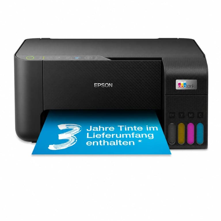Epson EcoTank ET-2862 A4 Wi-Fi tintatartályos multifunkciós nyomtató - nyomtatás — Tinta készlet hiányzik (állapot: lásd a 2. képet)